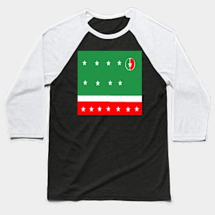Sporty Italian Design on Black Background Baseball T-Shirt
